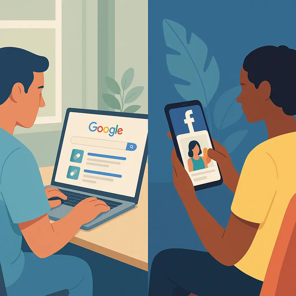 Google vs Facebook Ads - Powr Practice Google vs. Facebook Ads